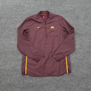 Minnesota‎ Golden Gophers Jacket Mens Medium Maroon NCAA Football Nike Pullover